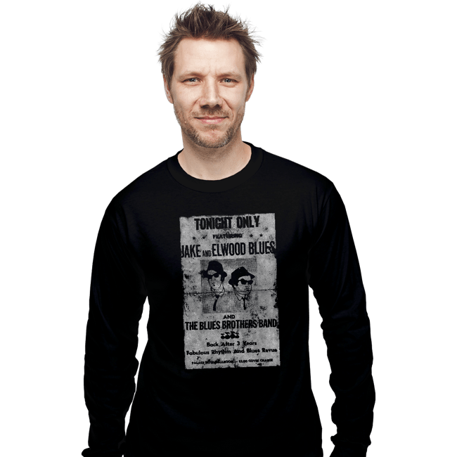 Shirts Long Sleeve Shirts, Unisex / Small / Black Blues Brothers Gig Poster