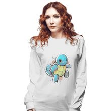 Load image into Gallery viewer, Shirts Long Sleeve Shirts, Unisex / Small / White Water Ink
