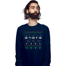 Load image into Gallery viewer, Secret_Shirts Long Sleeve Shirts, Unisex / Small / Navy A Rogue Christmas
