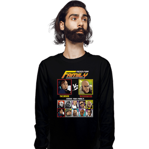 Shirts Long Sleeve Shirts, Unisex / Small / Black Family Fighter