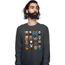 Load image into Gallery viewer, Daily_Deal_Shirts Long Sleeve Shirts, Unisex / Small / Charcoal The Horror Kittens
