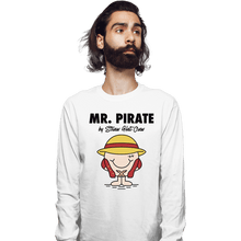 Load image into Gallery viewer, Shirts Long Sleeve Shirts, Unisex / Small / White The Little Mr Pirate
