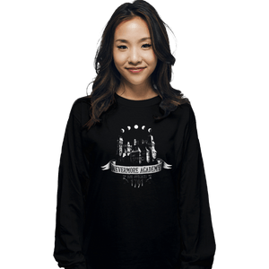 Daily_Deal_Shirts Long Sleeve Shirts, Unisex / Small / Black Nevermore Academy