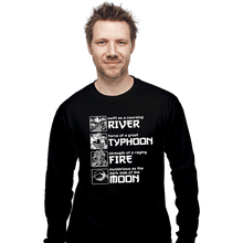 Load image into Gallery viewer, Daily_Deal_Shirts Long Sleeve Shirts, Unisex / Small / Black Be A Man
