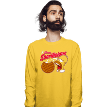 Load image into Gallery viewer, Daily_Deal_Shirts Long Sleeve Shirts, Unisex / Small / Gold Sacrilicious

