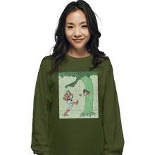 Load image into Gallery viewer, Secret_Shirts Long Sleeve Shirts, Unisex / Small / Military Green Captn Planet
