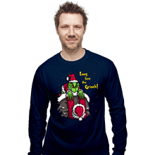 Load image into Gallery viewer, Daily_Deal_Shirts Long Sleeve Shirts, Unisex / Small / Navy Long Live The Grinch

