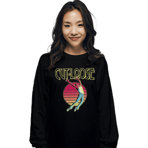 Shirts Long Sleeve Shirts, Unisex / Small / Black Cut loose