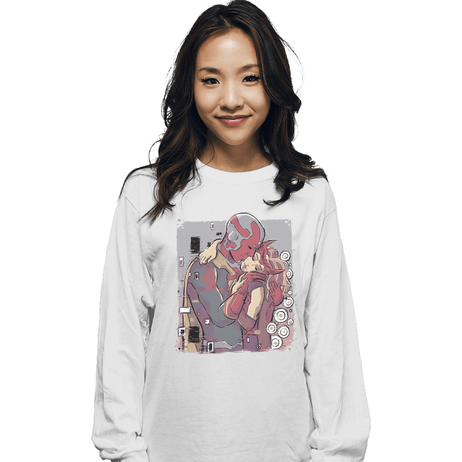Shirts Long Sleeve Shirts, Unisex / Small / White Wanda Kiss