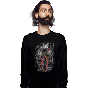 Shirts Long Sleeve Shirts, Unisex / Small / Black Erasure Hero