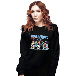 Daily_Deal_Shirts Long Sleeve Shirts, Unisex / Small / Black The Bandits