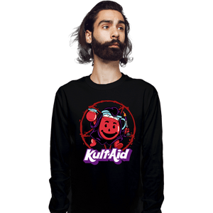 Daily_Deal_Shirts Long Sleeve Shirts, Unisex / Small / Black Kult Aid