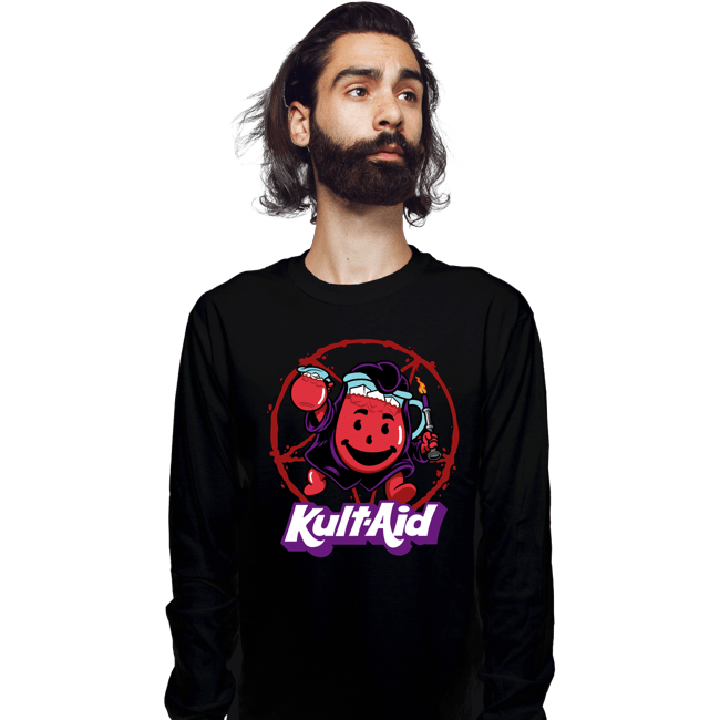 Daily_Deal_Shirts Long Sleeve Shirts, Unisex / Small / Black Kult Aid