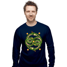 Load image into Gallery viewer, Daily_Deal_Shirts Long Sleeve Shirts, Unisex / Small / Navy Neverending Dragonball
