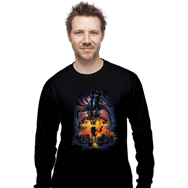 Secret_Shirts Long Sleeve Shirts, Unisex / Small / Black Alien, You Shall Not Pass!