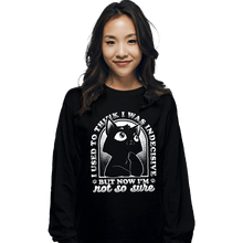 Load image into Gallery viewer, Shirts Long Sleeve Shirts, Unisex / Small / Black Indecisive Cat
