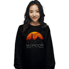 Load image into Gallery viewer, Shirts Long Sleeve Shirts, Unisex / Small / Black Middle Earth
