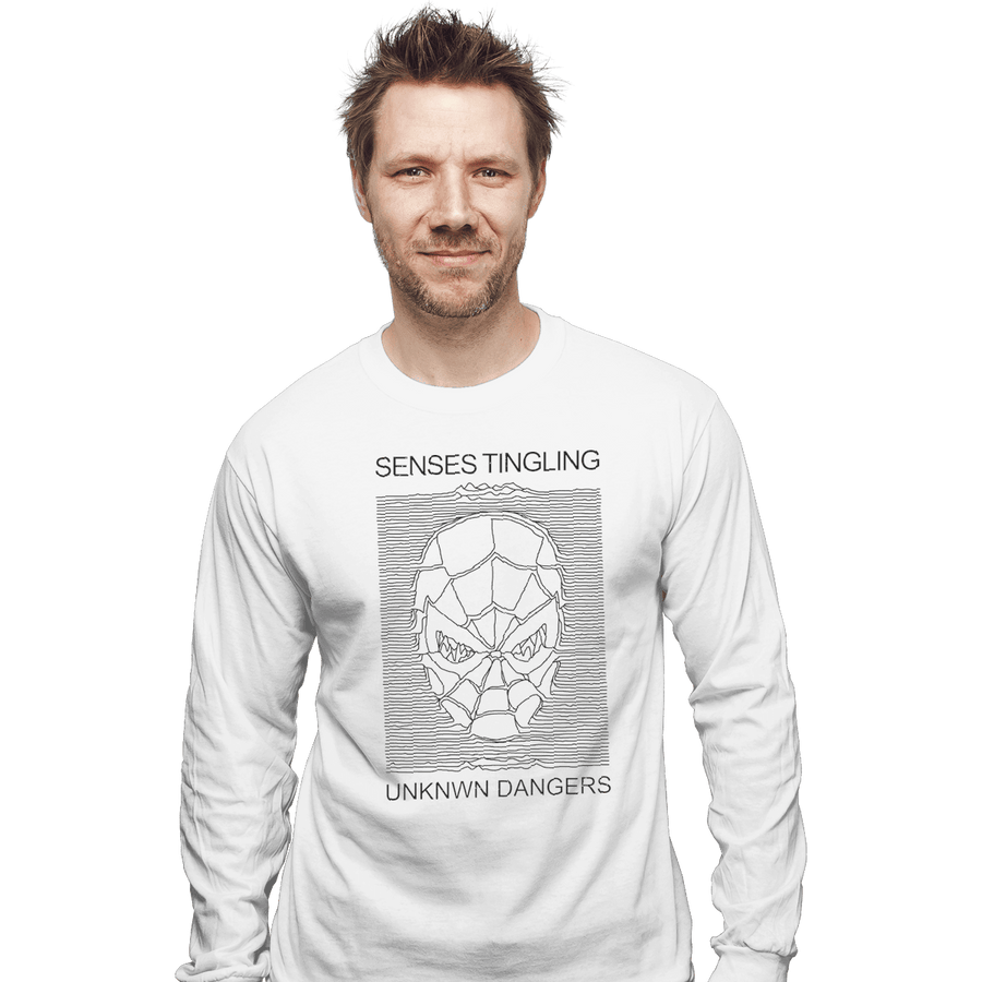 Shirts Long Sleeve Shirts, Unisex / Small / White Unknown Dangers