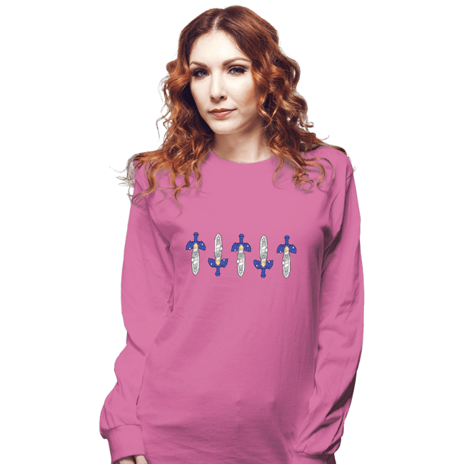 Daily_Deal_Shirts Long Sleeve Shirts, Unisex / Small / Azalea Five Swords Adventures