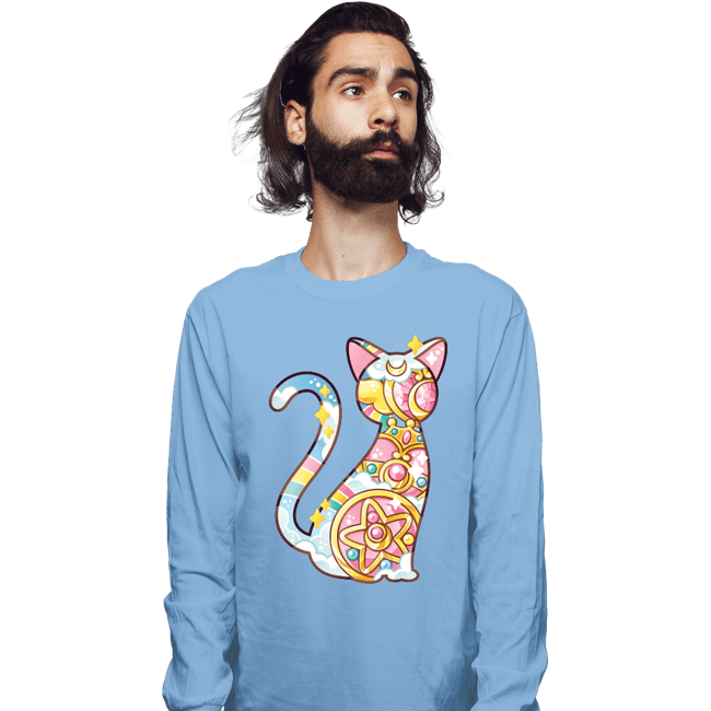 Shirts Long Sleeve Shirts, Unisex / Small / Powder Blue Magical Silhouettes - Artemis