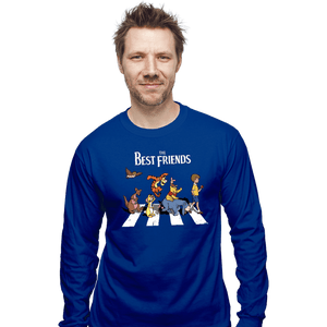 Daily_Deal_Shirts Long Sleeve Shirts, Unisex / Small / Royal Blue The Best Friends Road