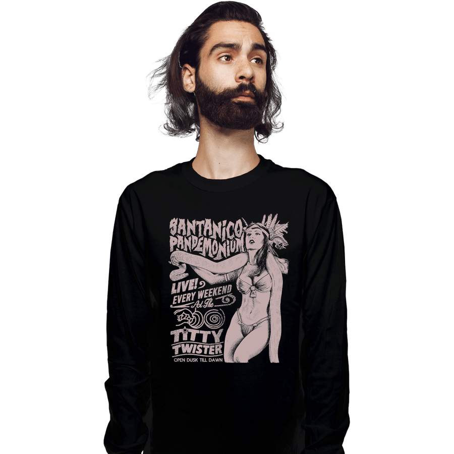 Shirts Long Sleeve Shirts, Unisex / Small / Black Santanico Pandemonium