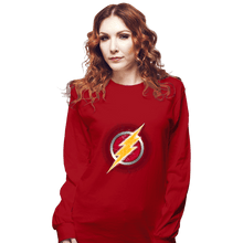 Load image into Gallery viewer, Shirts Long Sleeve Shirts, Unisex / Small / Red Speed Demon
