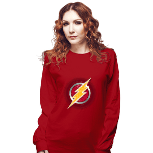 Shirts Long Sleeve Shirts, Unisex / Small / Red Speed Demon