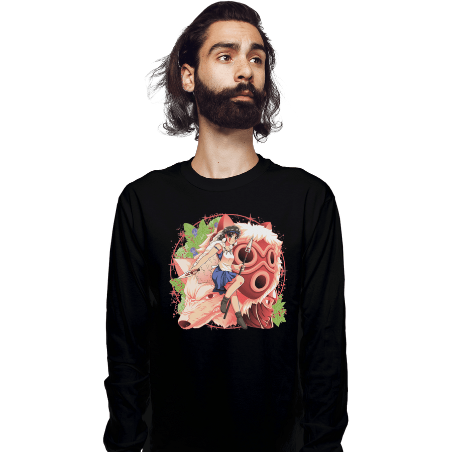 Shirts Long Sleeve Shirts, Unisex / Small / Black The Wolf Tribe