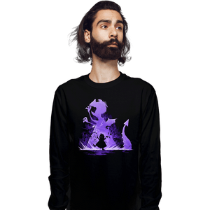 Secret_Shirts Long Sleeve Shirts, Unisex / Small / Black Bad Witch Dragon
