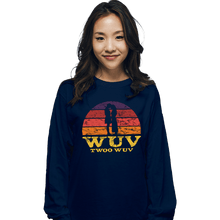 Load image into Gallery viewer, Daily_Deal_Shirts Long Sleeve Shirts, Unisex / Small / Navy Twoo Wuv
