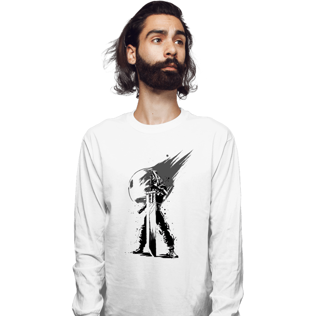 Shirts Long Sleeve Shirts, Unisex / Small / White Ex-Soldier Mercenary