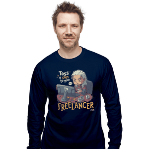 Shirts Long Sleeve Shirts, Unisex / Small / Navy Freelancer Of Blaviken