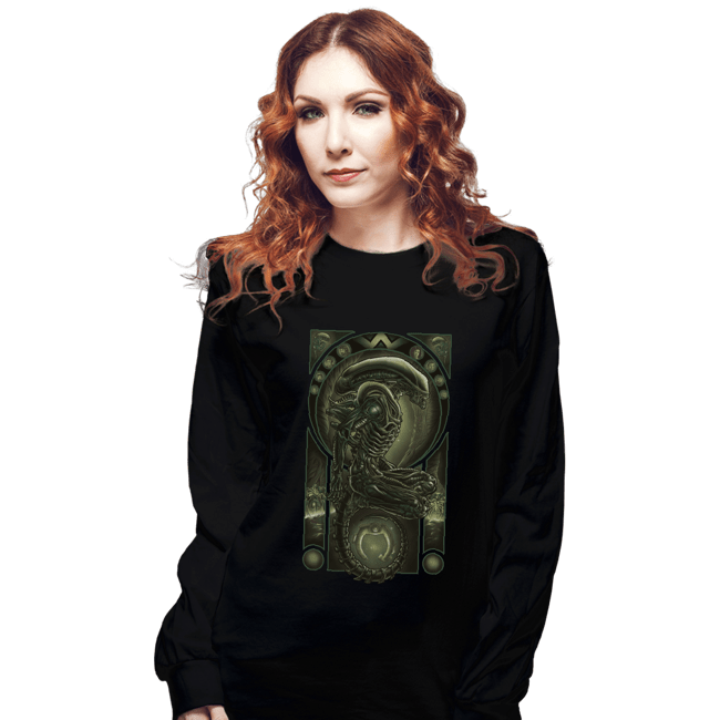 Shirts Long Sleeve Shirts, Unisex / Small / Black Parasite
