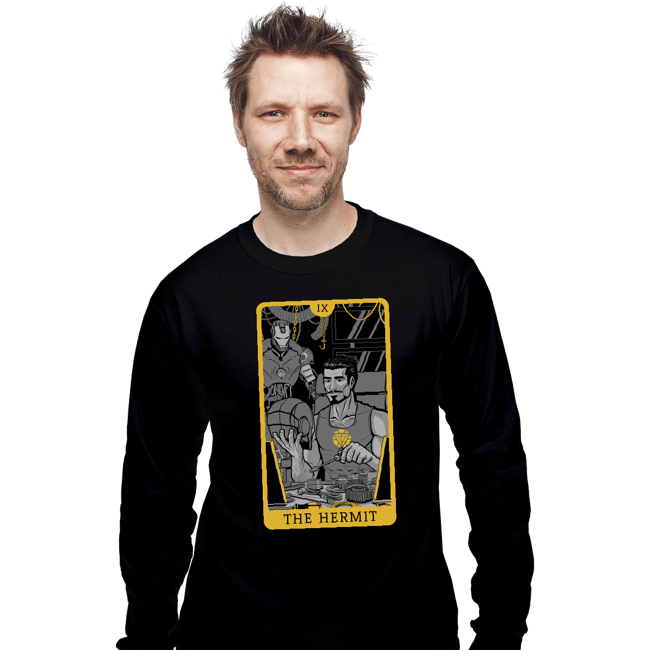 Secret_Shirts Long Sleeve Shirts, Unisex / Small / Black The Iron Hermit