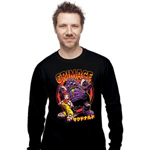 Secret_Shirts Long Sleeve Shirts, Unisex / Small / Black Grimace!!