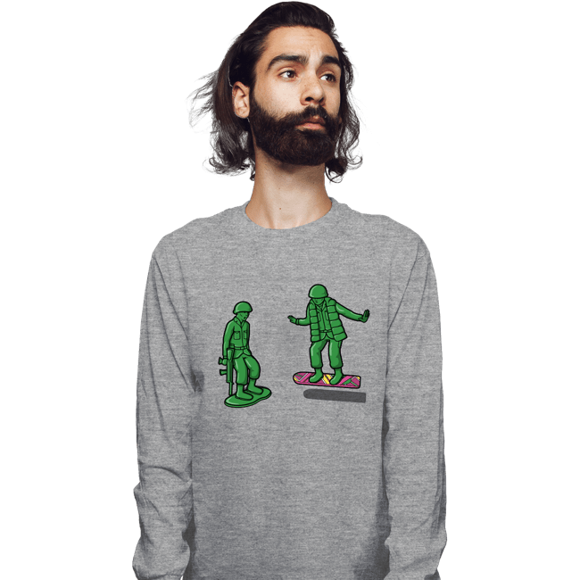 Shirts Long Sleeve Shirts, Unisex / Small / Sports Grey Back Toy The Future
