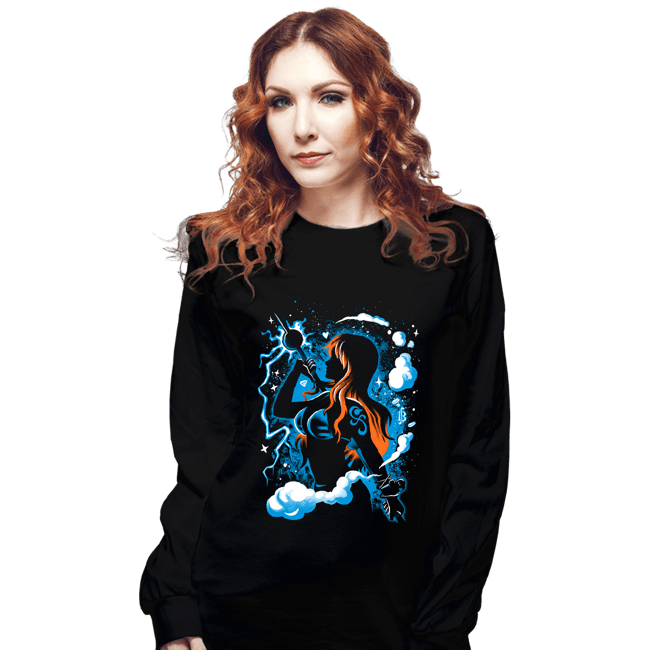 Daily_Deal_Shirts Long Sleeve Shirts, Unisex / Small / Black Cat Burglar
