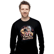 Load image into Gallery viewer, Daily_Deal_Shirts Long Sleeve Shirts, Unisex / Small / Black Time Is An illusion
