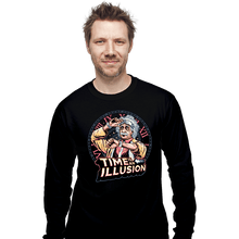 Load image into Gallery viewer, Daily_Deal_Shirts Long Sleeve Shirts, Unisex / Small / Black Time Is An illusion
