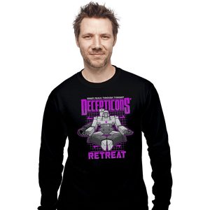 Shirts Long Sleeve Shirts, Unisex / Small / Black Decepticons Retreat