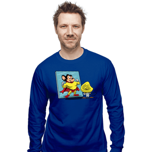 Secret_Shirts Long Sleeve Shirts, Unisex / Small / Royal Blue Mighty Or Speedy