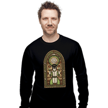 Load image into Gallery viewer, Shirts Long Sleeve Shirts, Unisex / Small / Black Stained Glass Toph
