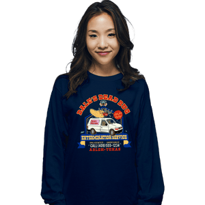 Daily_Deal_Shirts Long Sleeve Shirts, Unisex / Small / Navy Dale's Dead Bug Service
