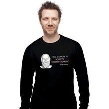 Load image into Gallery viewer, Daily_Deal_Shirts Long Sleeve Shirts, Unisex / Small / Black True Knowledge
