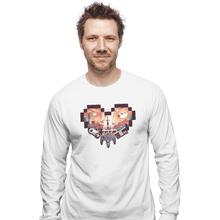 Load image into Gallery viewer, Shirts Long Sleeve Shirts, Unisex / Small / White Zelda Heart
