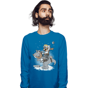 Secret_Shirts Long Sleeve Shirts, Unisex / Small / Sapphire Mushroom Kingdom Strikes Back