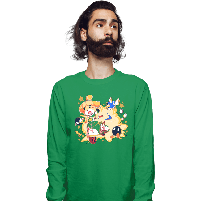 Shirts Long Sleeve Shirts, Unisex / Small / Irish Green For The Mayor!