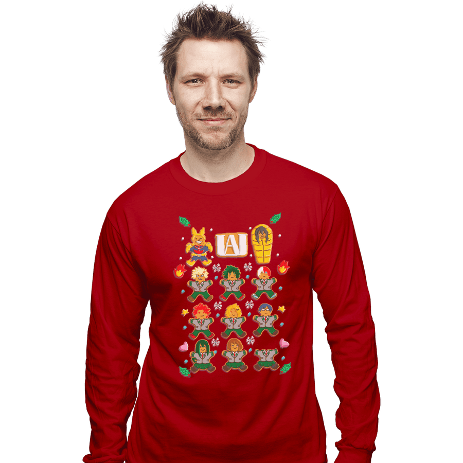 Shirts Long Sleeve Shirts, Unisex / Small / Red Fresh Baked Heroes