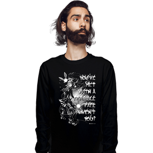 Daily_Deal_Shirts Long Sleeve Shirts, Unisex / Small / Black A Sinister Meeting
